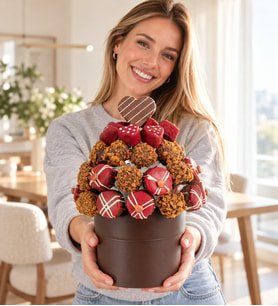 Saksıda Lotus Biscoff lu Trufler ve Kırmızı Kekler